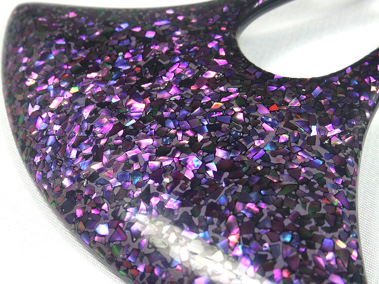 輪島塗 かんざし 蒔絵 螺鈿紫